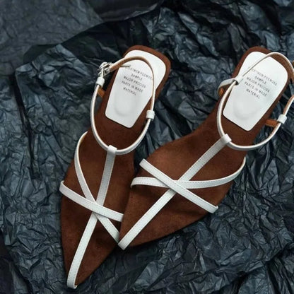 High Heels Sandalen für Damen, Sommerschuhe, Luxus Rindsleder Riemchen, Slingback, Luxus Hochzeitssandalen für Damen, Designer Damenschuhe