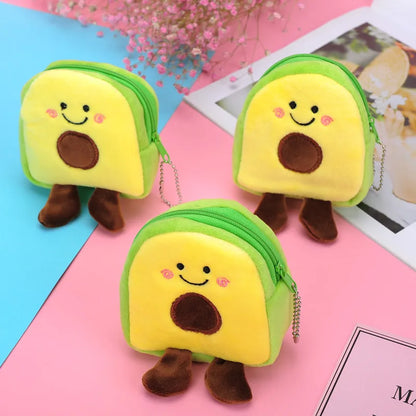 Cartone animato animale ragazzi portamonete in peluche bambini portamonete con cerniera custodia portaoggetti simpatici animali portafogli donna mini borsa regalo per bambini