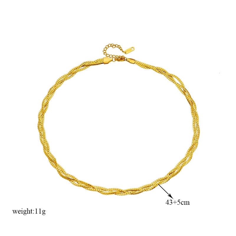 DIEYURO Collana con ciondolo occhi azzurri con serratura a forma di farfalla in acciaio inossidabile 316L per le donne Nuovi regali di gioielli con catena girocollo multistrato