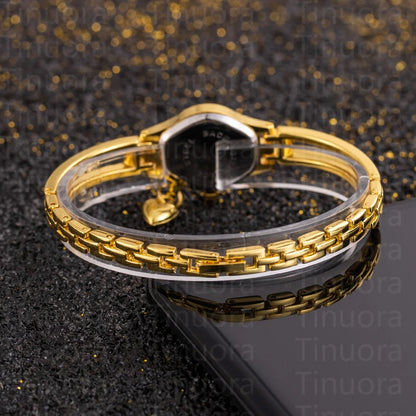 Orologi semplici ed eleganti con quadrante piccolo Orologi da polso al quarzo da donna in oro di lusso da donna Orologio da polso da donna delle migliori marche relogio feminino