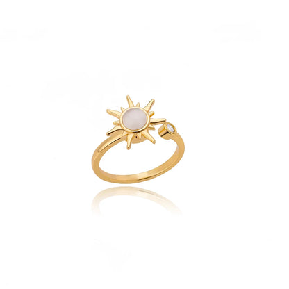 Anelli in acciaio inossidabile 316L per le donne Colore oro Non sbiadisce mai Anelli classici di lusso Anelli per coppie di nozze Gioielli Spedizione gratuita
