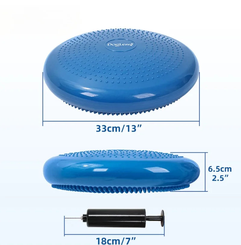 Cuscino per massaggio per animali domestici Piastra di equilibrio imbottita per cani Palla da yoga creativa Allenamento riabilitativo Forniture per animali Prodotti Giocattoli Accessori