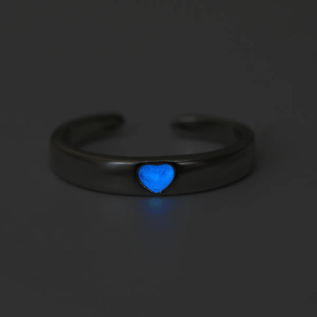 Anello aperto con zirconi vegetariani a tema amore per donna, design accattivante, stile raffinato, lusso discreto, anello personalizzato per l'indice.