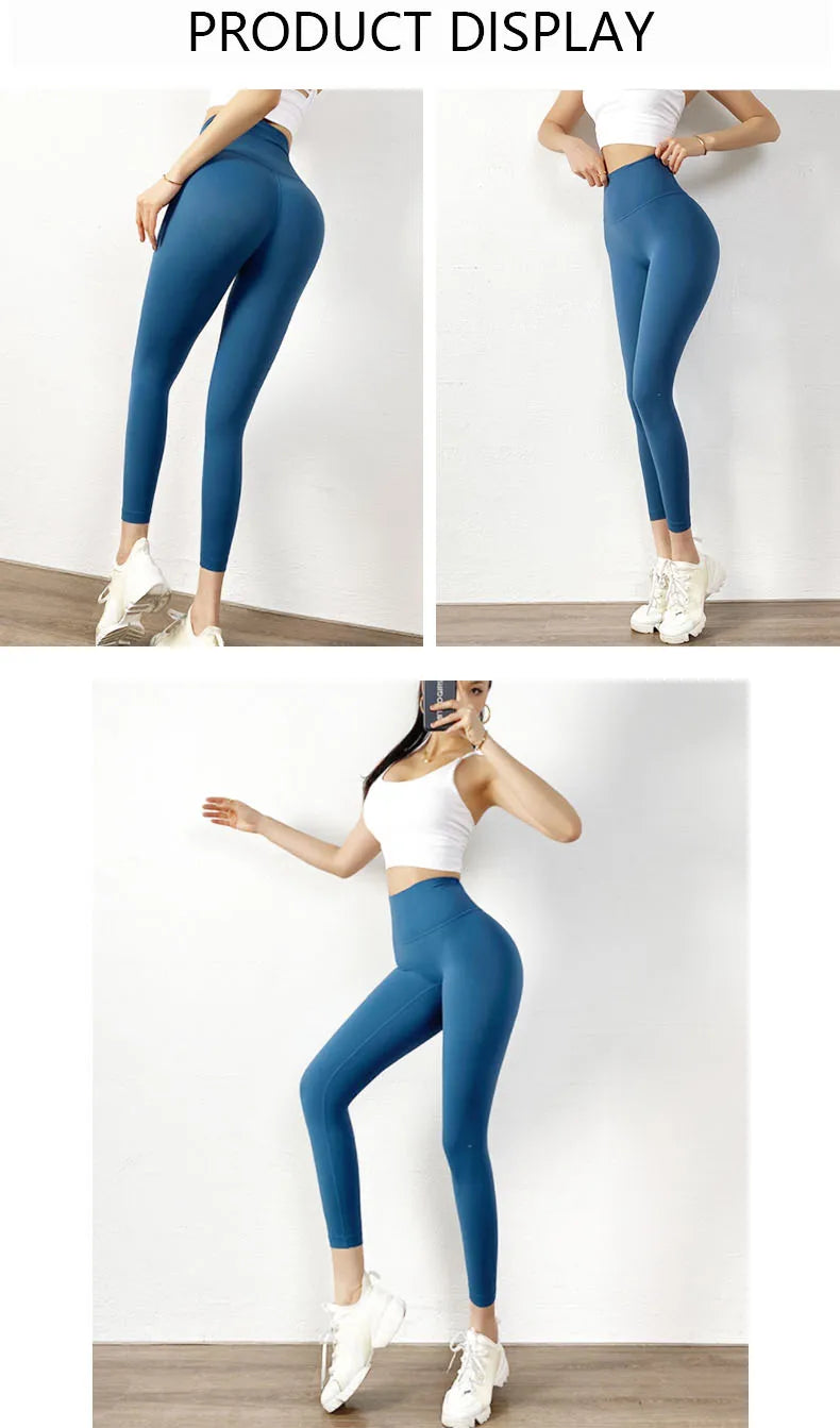 TRY TO BN Pantaloni da Yoga Leggings donna Naked Feeling allenamento a vita alta senza cuciture sport Fitness Leggings Push Up collant donna