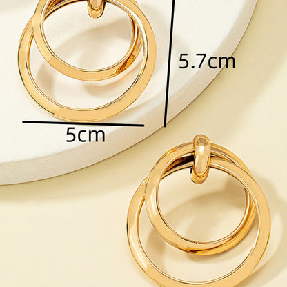 Accessori per gioielli con orecchini di design alla moda da donna, 2 pezzi, adatti per regali di appuntamenti, feste, festival