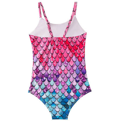 Costume da bagno a sirena per bambini costume da bagno intero per ragazze costume da bagno intero per ragazze Hot Spring Sling costume da bagno ad asciugatura rapida per sport acquatici