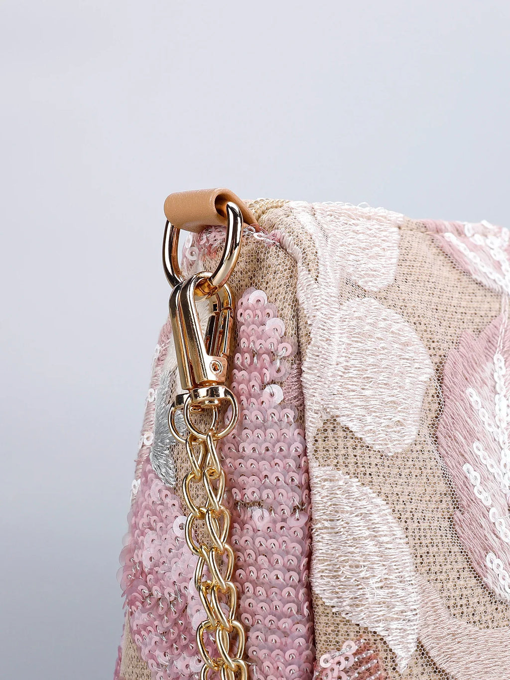 Borse a tracolla da donna con ricamo floreale carino Catene con paillettes alla moda Borsa a tracolla Borsa da spiaggia casual estiva Borsa e portamonete Hobos