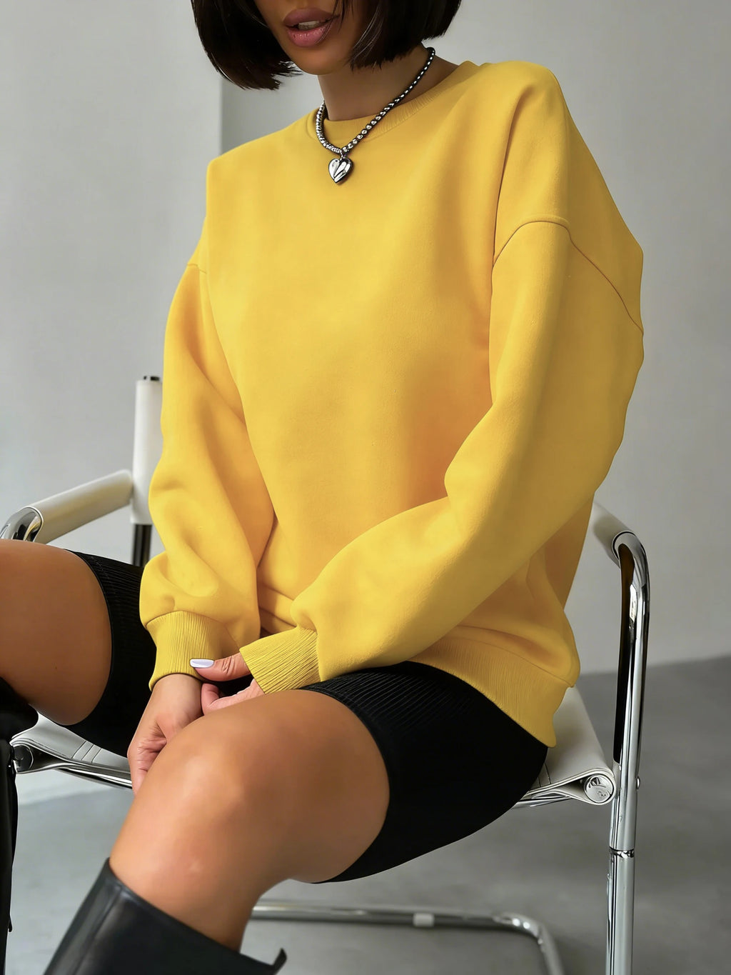 Solid Fashion Streetwear Donna 12 colori Felpe sportive Autunno Casual Pullover Addensare Y2K Felpa con cappuccio Hip Hop Street Sportswear