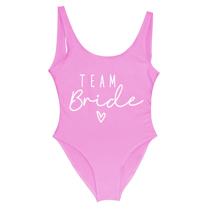 S-3XL Maillot de bain blanc une pièce Équipe de la mariée Maillot de bain de fête de célibataire pour femme Maillot de bain de poule Maillot de bain de piscine