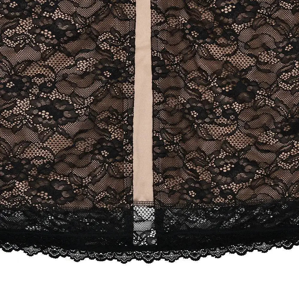 Townlike pizzo sottile aderente maxi abito lungo donna 2025 estate autunno inverno abito discoteca abiti da festa sexy con fodera a scialle