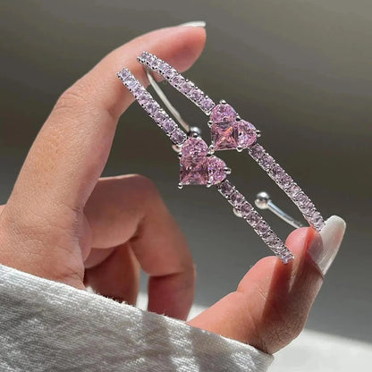 Set di braccialetti Love Zircon Accessori versatili e alla moda per le donne Date Novità