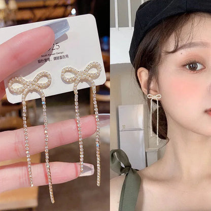 925 Ago D'argento Coreano Moda Perla Nappa Orecchini Per Le Donne Gioielli 2024 di Tendenza delle Nuove Donne di Lusso Zircone Orecchini di Perle