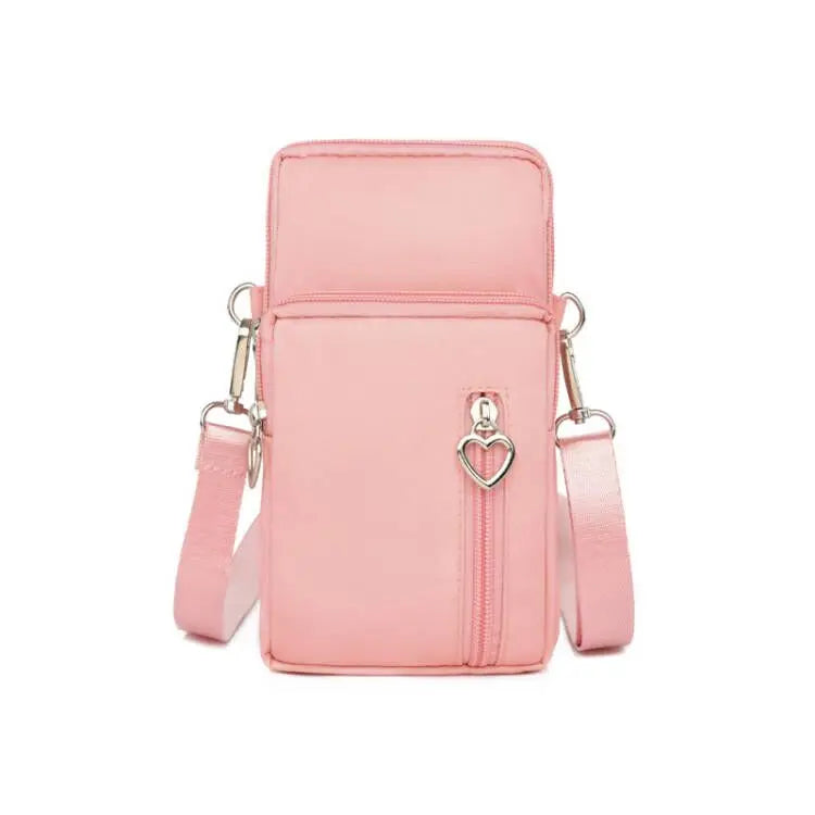 Borse a tracolla per donna Borsa piccola casual multifunzione in nylon impermeabile Custodia per cellulare Borsa a tracolla Borsa sportiva