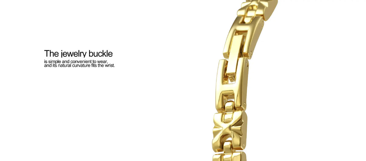 Orologio da donna elegante Bracciale in giada Orologio piccolo Orologi al quarzo moda Orologio da polso dorato di lusso Regali per le donne Marchio originale