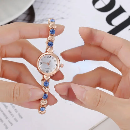 Orologio da Polso Donna in Acciaio Inossidabile, Design Semplice e Alla Moda, Movimento al Quarzo, Lussuoso e Conveniente