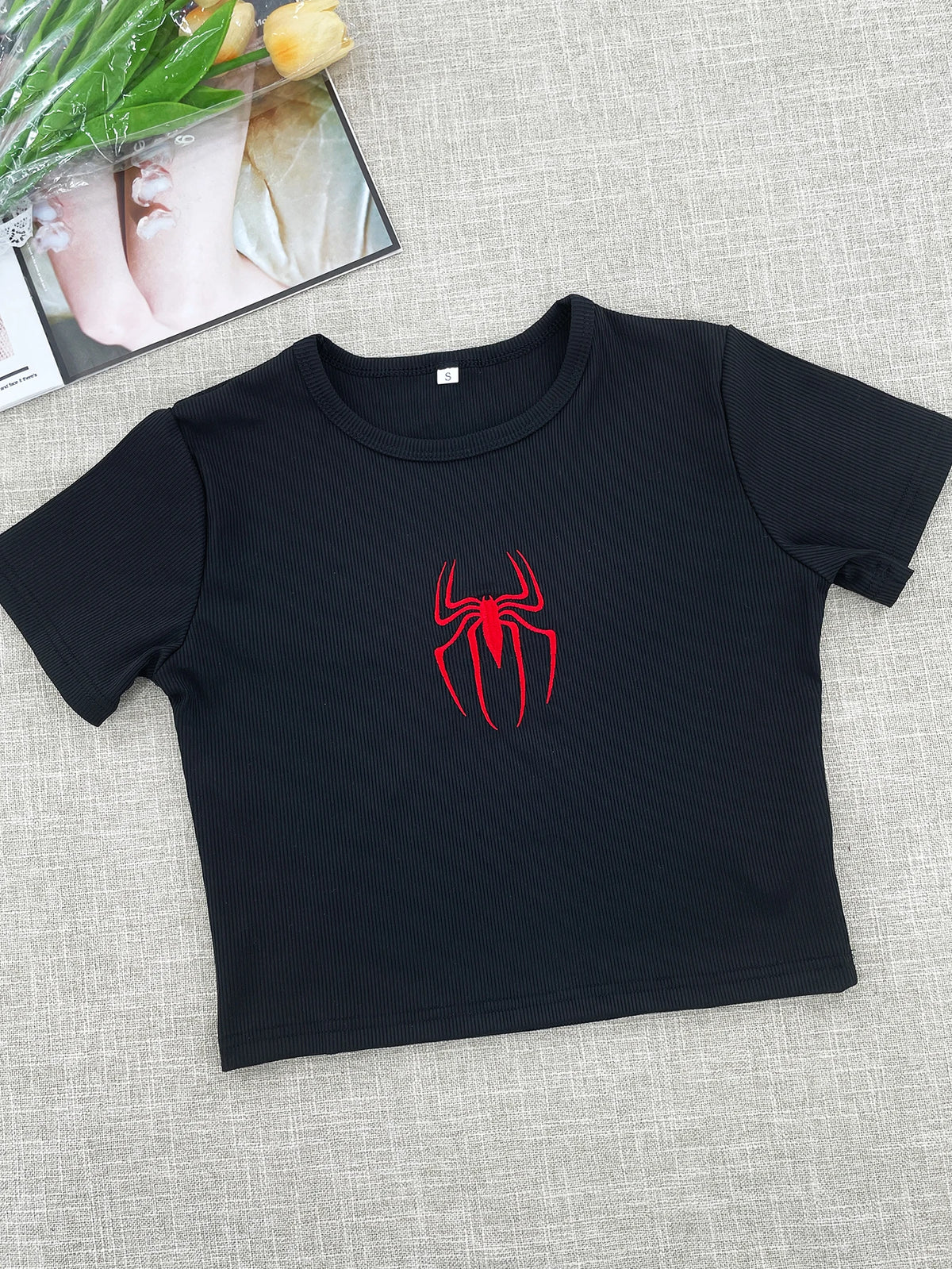 T-shirts courtes décontractées sexy d'été pour la plage, imprimé lettre Brésil, T-shirt femme 2026, mode printemps, manches courtes, col rond