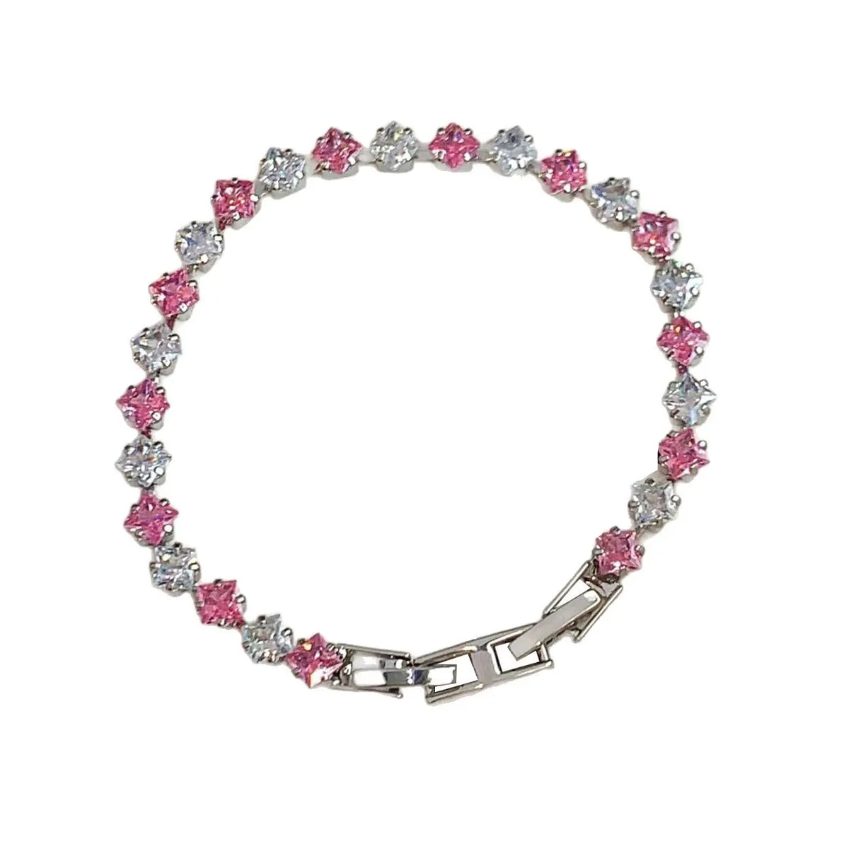 Zircon Women's Bracelet  Luxury Fashion Pink Bracelets for Women