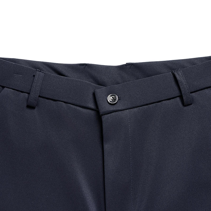 29-42 Pantaloni estivi da uomo Pantaloni casual elasticizzati dritti sottili senza traccia, senza tessuto da stiro, sensazione setosa e fresca
