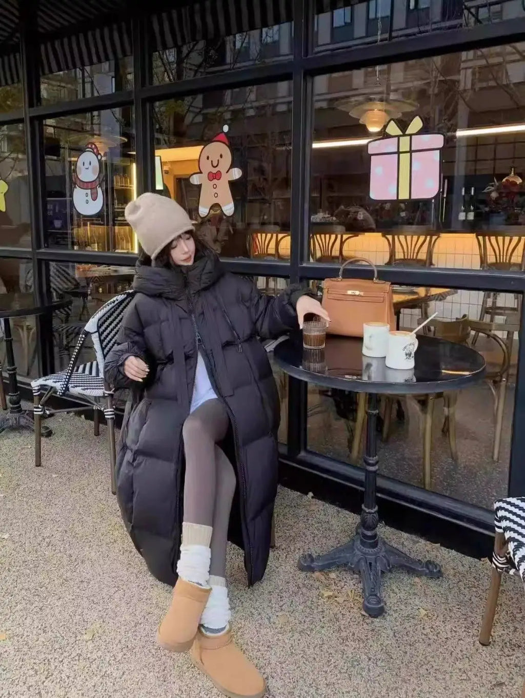 2026 Nuova Giacca Invernale in Cotone da Donna, Cappotto Lungo Stile Coreano, Giacca con Cappuccio Spessa e alla Moda, Cappotto Caldo da Donna