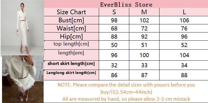 Completo di Top Corto e Gonna Midi in Tulle Bianco, Lussuoso, con Scollo a V, Maniche Lunghe a Sbuffo, Vestibilità Slim, Collezione Primavera 2026, per Appuntamenti e Ufficio