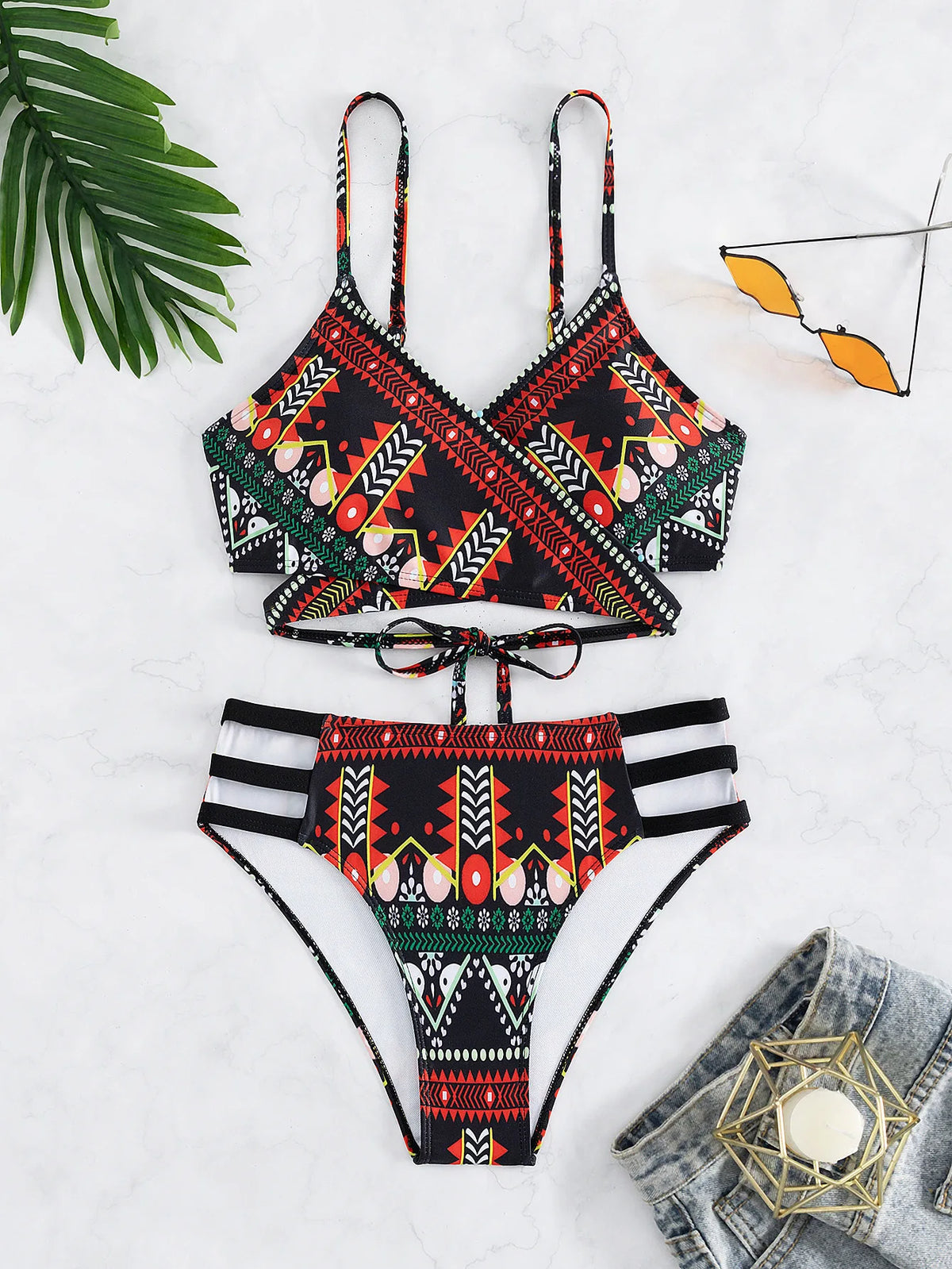 2026 Summer Sexy Bikinis Push Up Swimsuits Women Swimwear Female Beach Swim Wear Bathing Suits High Waist Bikini Set Pool Bather