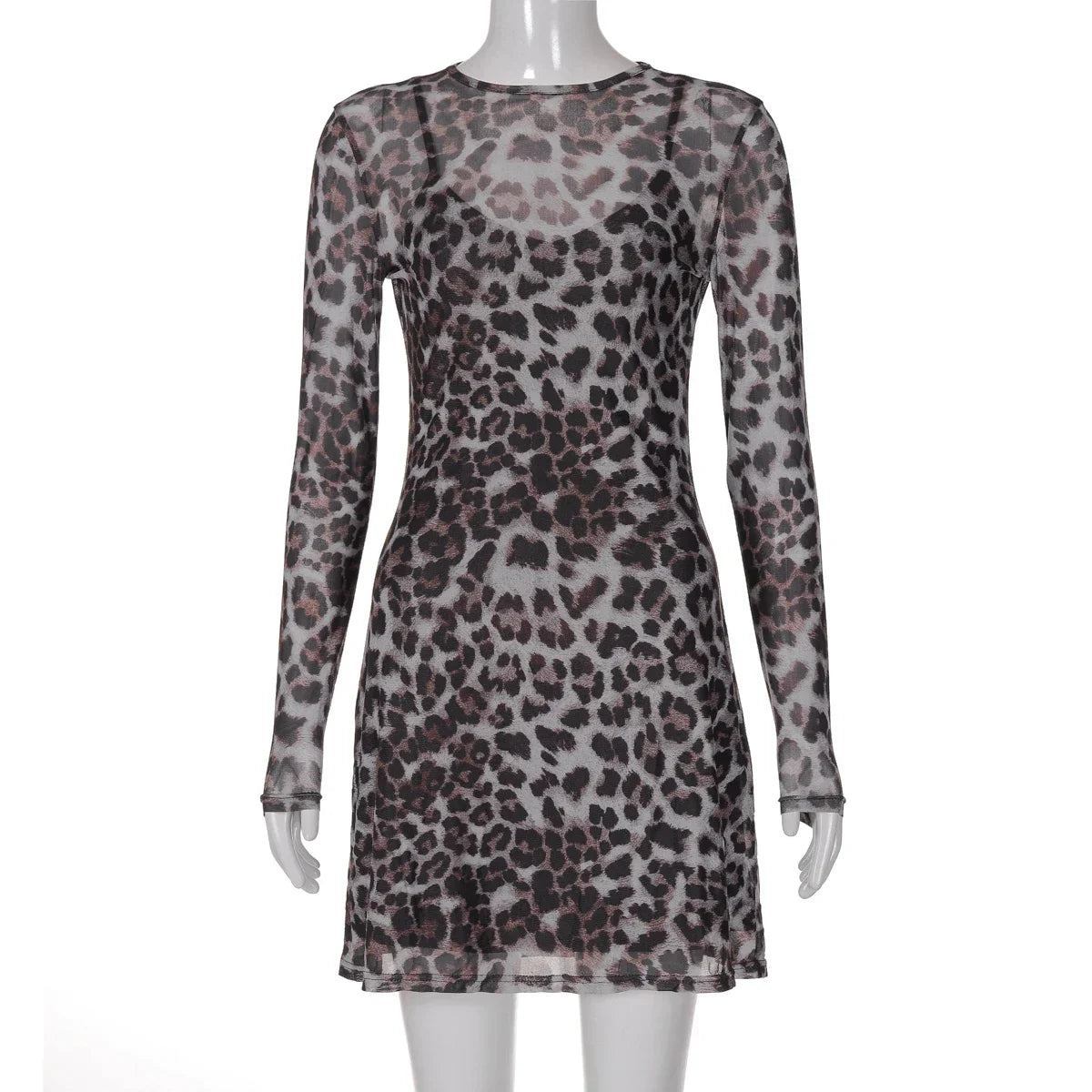 2024 Fashion Leopard Print slip scollo a V Patchwork Sexy Bodycon Maxi Dress autunno donna Casual Y2K Outfits Vacation Club