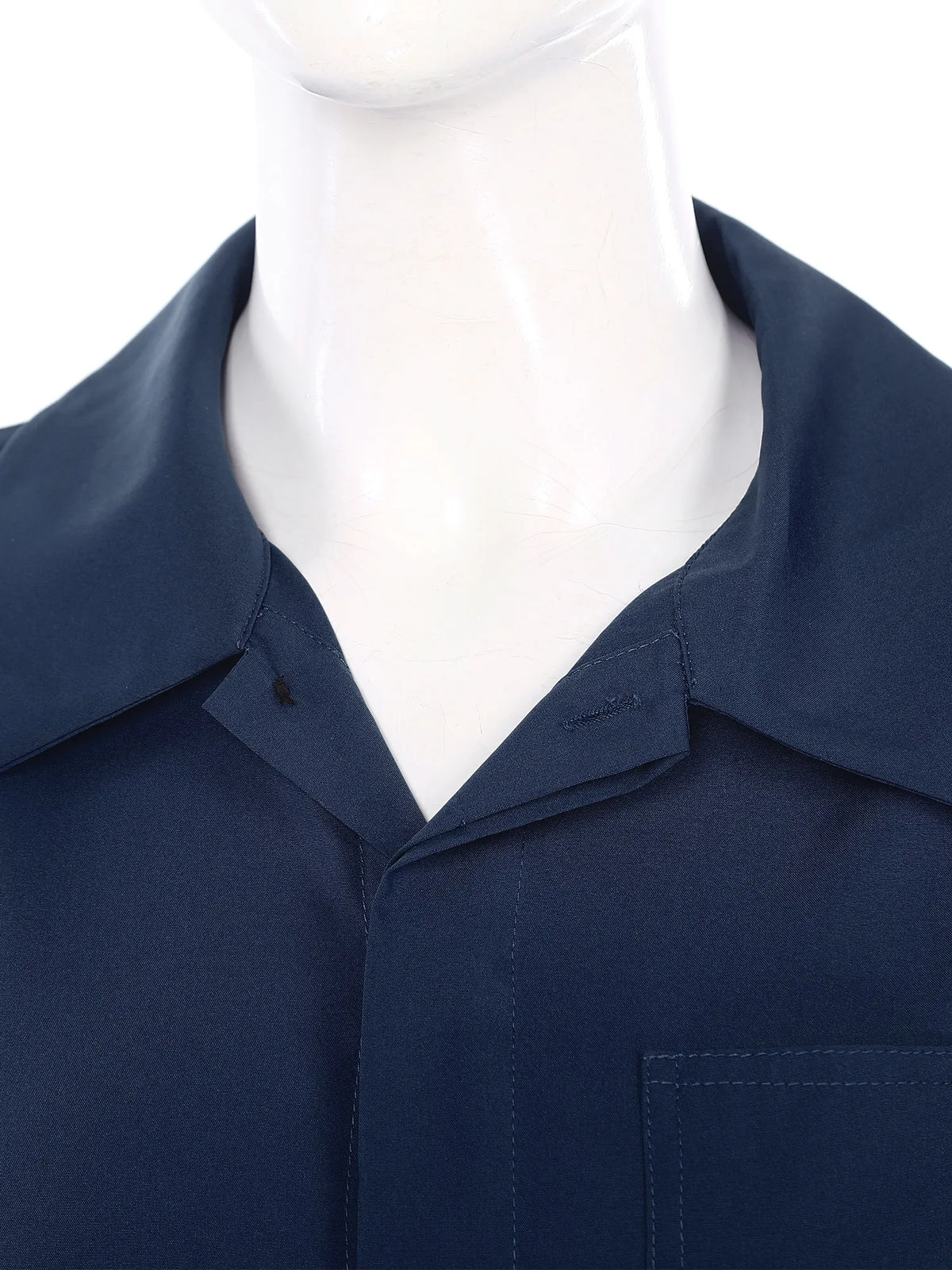 Tuta da lavoro da donna Tuta con bottoni alla moda Colletto rovesciato casual Pagliaccetto a maniche lunghe Design elegante con bottoni sul davanti