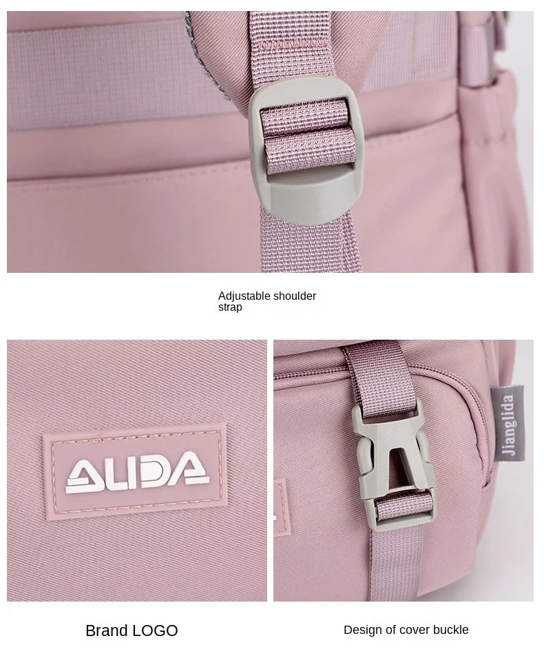 Borse da scuola per bambini per ragazze adolescenti Zaino grande Kawaii Zaino da scuola per studenti di medie dimensioni Borsa per libri Zaino da viaggio per laptop