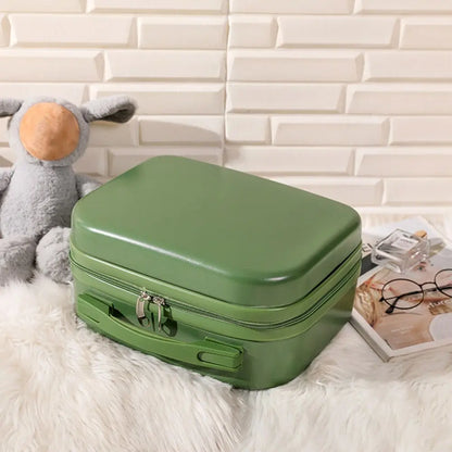 Mini valigia da viaggio leggera da 14 pollici Scatola per cosmetici Organizzatore per bagagli a mano impermeabile Custodia per trucco Piccola custodia da imbarco protettiva