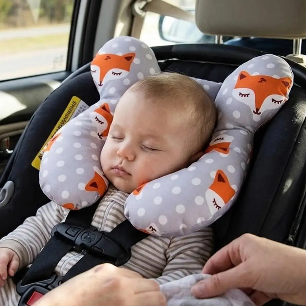 Cuscino Protettivo da Viaggio per Sedile Auto, Supporto Morbido per Collo e Testa, Poggiatesta a Forma di U per Bambini, Cuscino di Protezione per la Testa