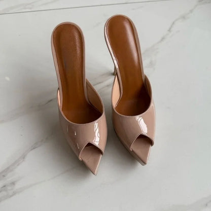 Sandali Estivi da Donna 2026 con Punta Aperta e Tacco a Spillo, Eleganti Scarpe da Ballo e da Cerimonia