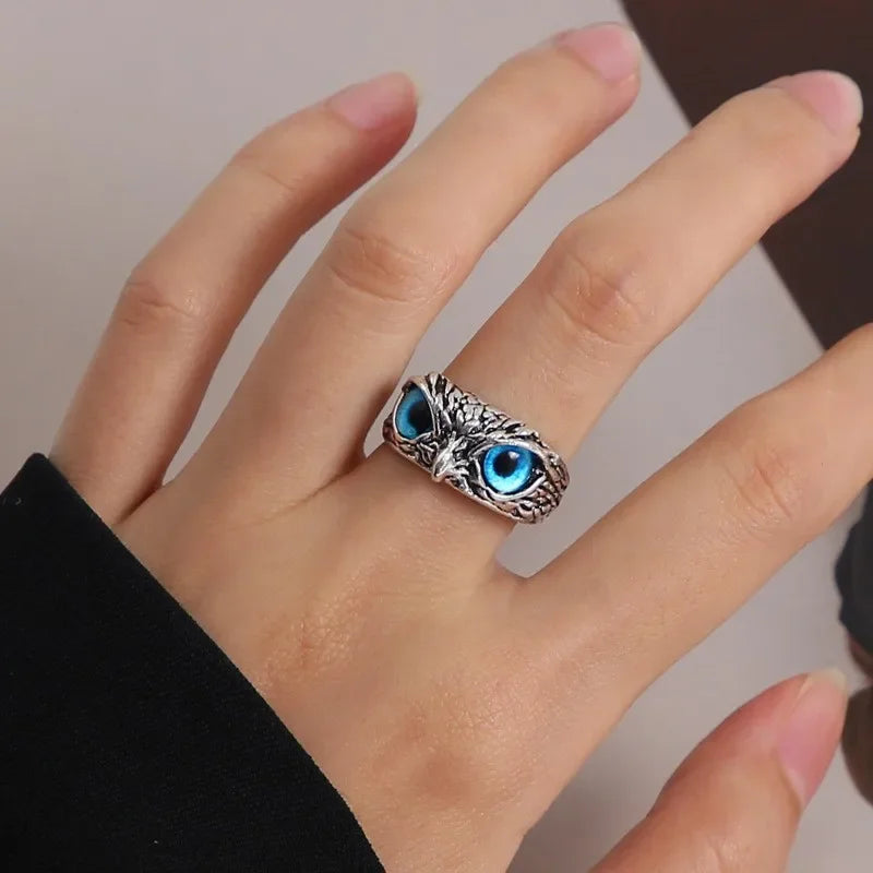 Anello serpente aperto gotico da donna Anelli animali regolabili Rettile Moda Punk Personalità Accessori per gioielli Tentacoli di gioielli
