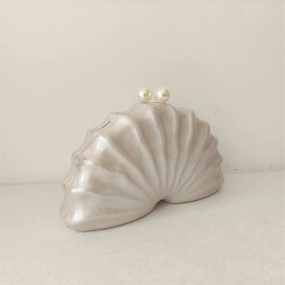 Borsa originale con perline in acrilico per metà stanza, pochette con pochette, borsa da sera per feste, da donna, da viaggio, da spiaggia, mini borse estive