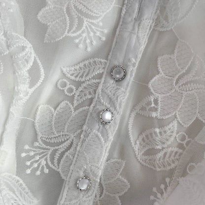CM.YAYA Mini abito a strati a trapezio con ricamo in pizzo a maniche corte da donna 2025 Abiti da sera sexy dolci ed eleganti per feste