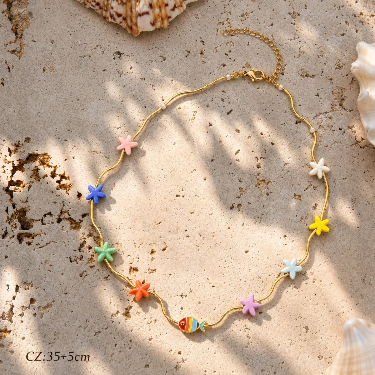 Collezione di collane da donna, Collana originale, Collana da donna con cuore in oro, Collana con pendente in zirconia scintillante, Regalo di gioielleria