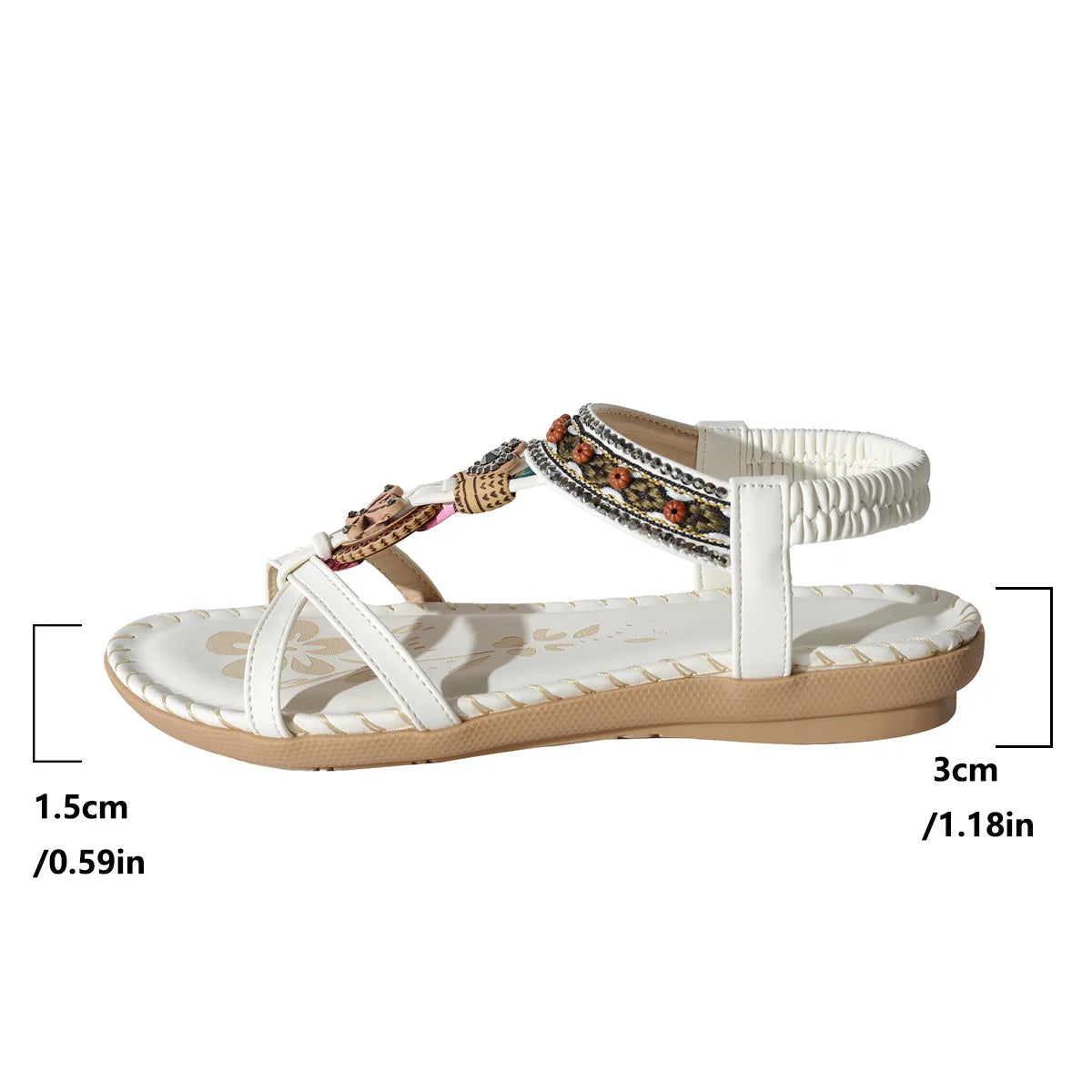 Chaussures d'été pour femmes Sandales Chaussures de plage pour femmes Sandales de fête pour femmes Sandales compensées pour femmes Chaussures décontractées pour femmes Sandales pour femmes