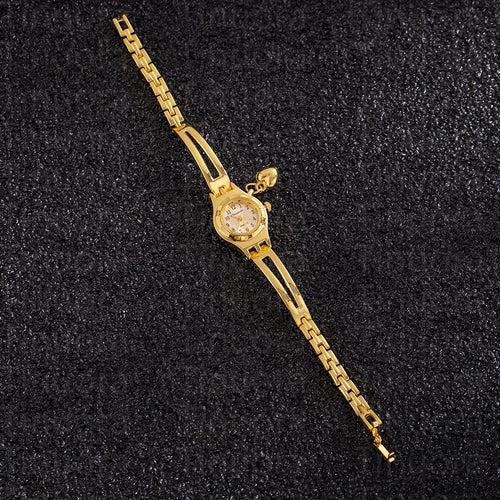 Orologi semplici ed eleganti con quadrante piccolo Orologi da polso al quarzo da donna in oro di lusso da donna Orologio da polso da donna delle migliori marche relogio feminino