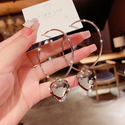 Nuova tendenza della moda Design unico Orecchini rettangolari eleganti e squisiti con zirconi per gioielli da donna Regali premium per feste di nozze