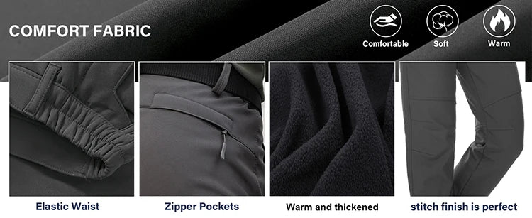 I pantaloni invernali da donna sono caldi, impermeabili, antivento, campeggio, viaggi all'aperto, alpinismo, ciclismo, pantaloni sportivi