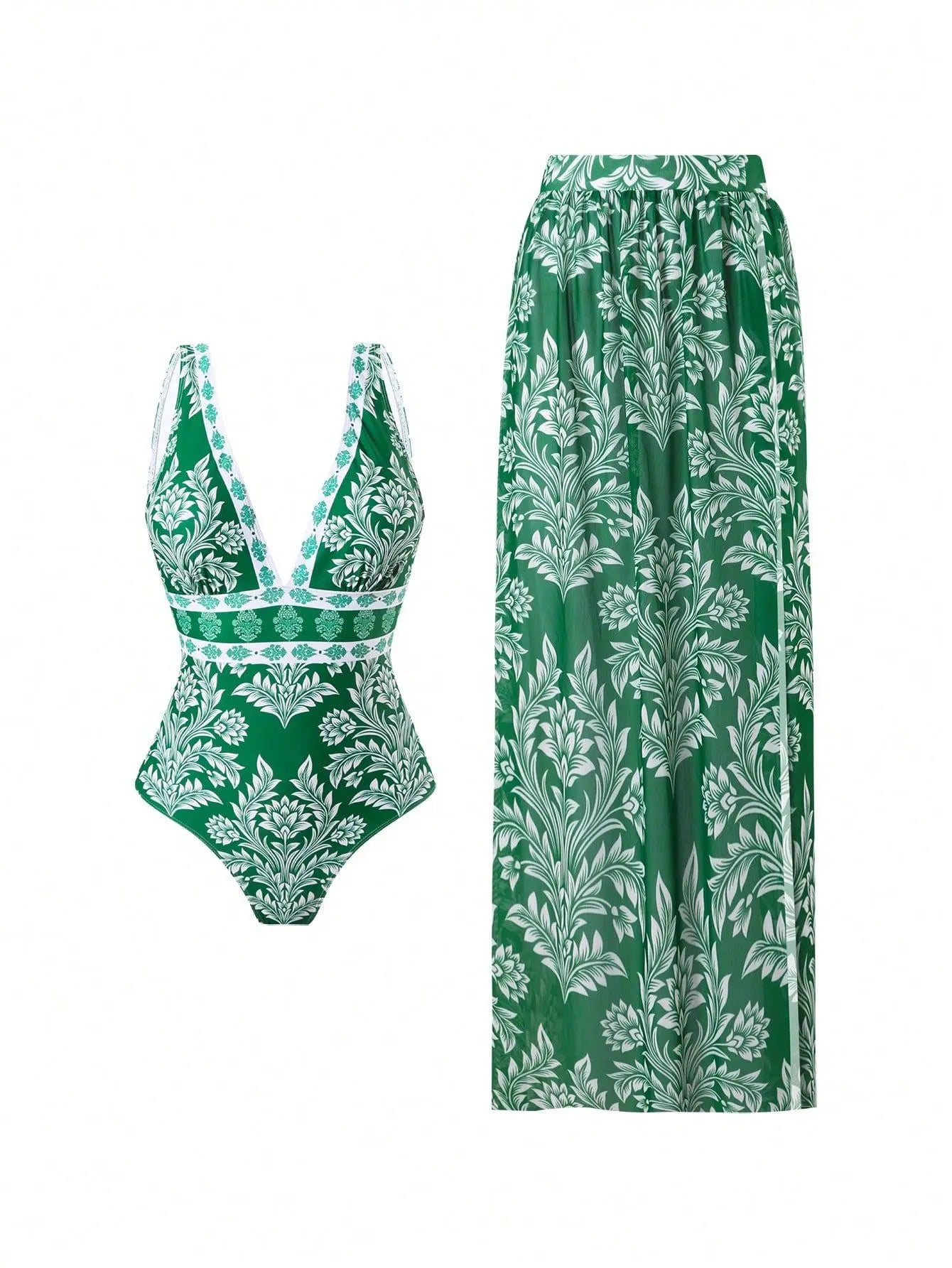 Costume da bagno floreale con stampa floreale con volant monospalla blu Set copricostume singolo micro monokini costumi da bagno sexy per ragazze Summer Beach
