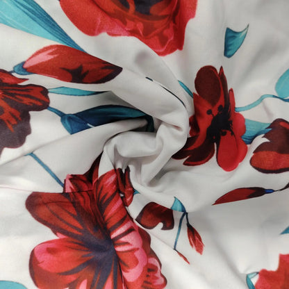 Summer Fashion Flower Print Slim Short tute donna Sexy una spalla scava fuori Bodycon tuta temperamento Lady Streetwear