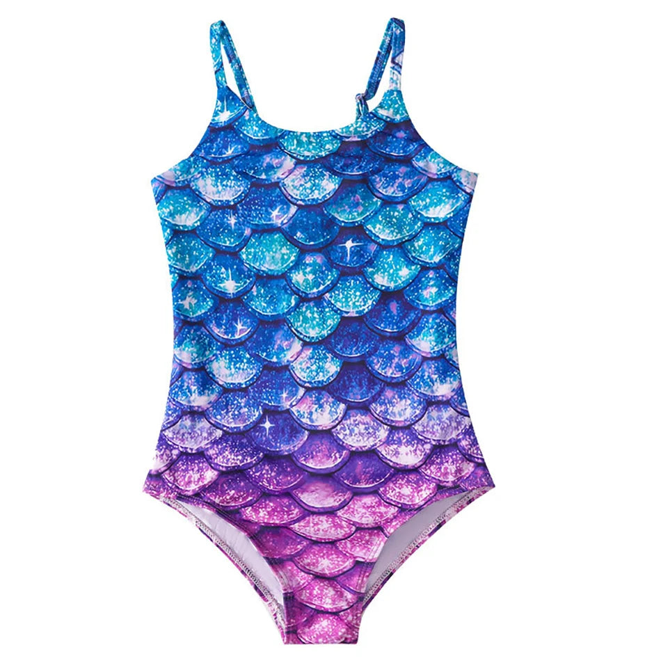 Costume da bagno a sirena per bambini costume da bagno intero per ragazze costume da bagno intero per ragazze Hot Spring Sling costume da bagno ad asciugatura rapida per sport acquatici