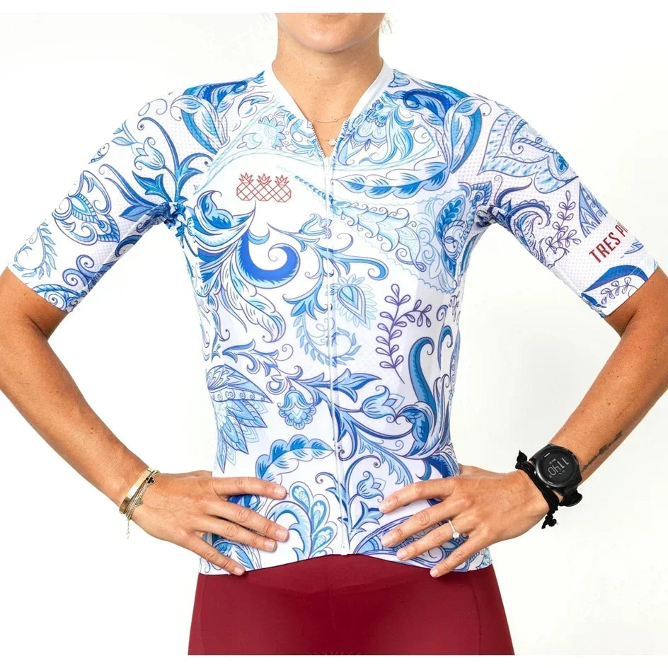 Tres Pinas Top Damen Trikot Radsportbekleidung Ciclismo Mtb Kleidung Maillot Radfahren Sommer Kurz Aero Kurzarm Shorts Outdoor Team Uniform