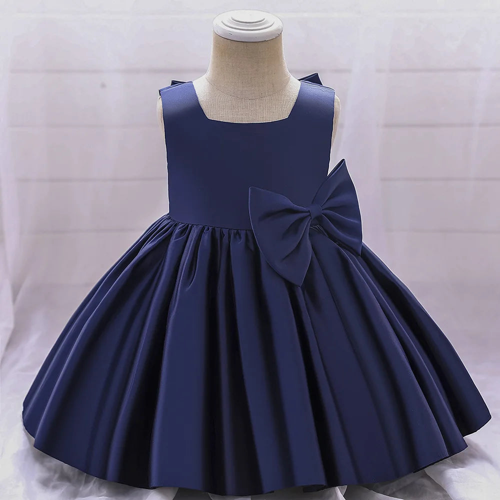 Fiore neonate matrimonio compleanno Bownot abiti abbigliamento bambino bambini principessa abito da ballo abito Costume abiti per 1-10 anni