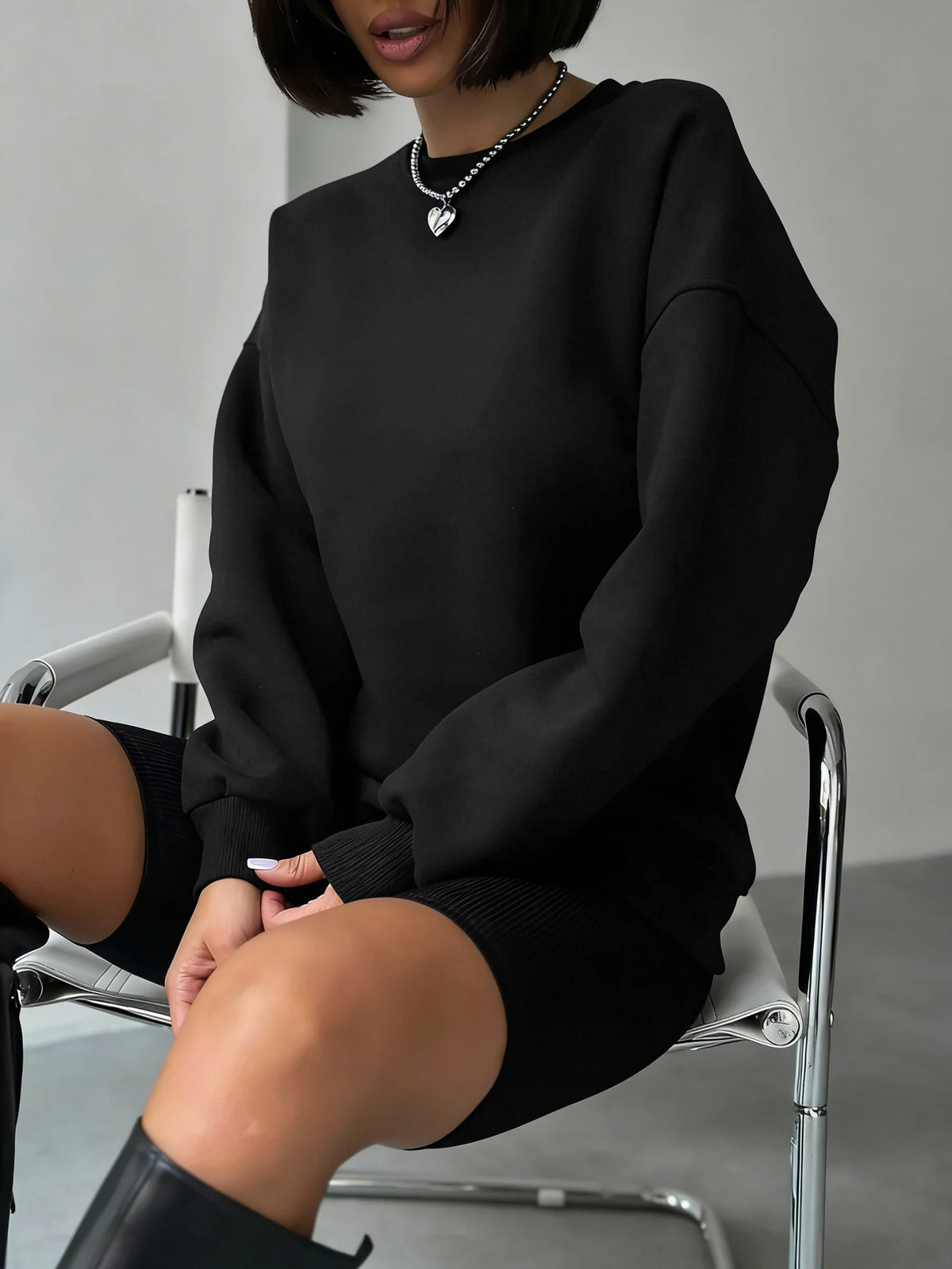 Solid Fashion Streetwear Donna 12 colori Felpe sportive Autunno Casual Pullover Addensare Y2K Felpa con cappuccio Hip Hop Street Sportswear