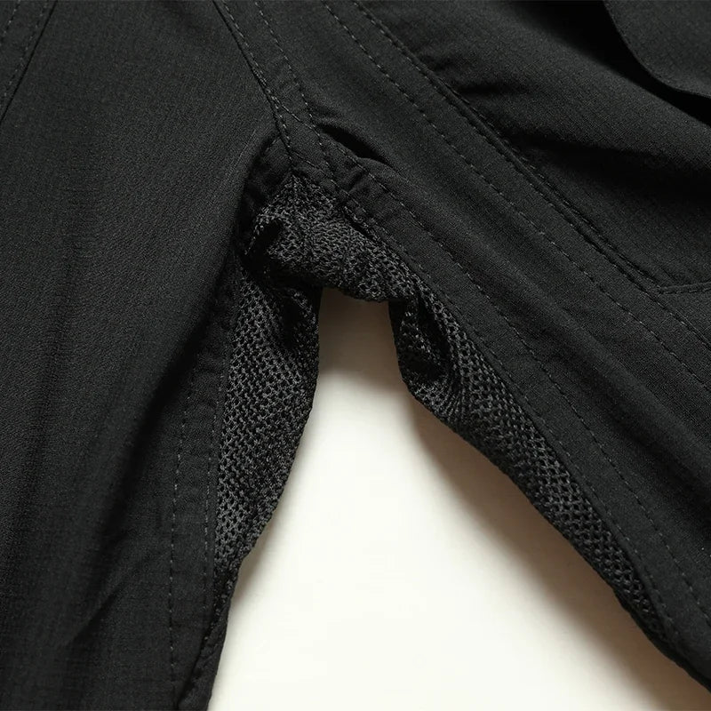 Camicia a maniche lunghe da uomo primavera autunno Camicie da lavoro tattiche da uomo Top Camicie cargo da pesca per escursionismo multitasche da esterno ad asciugatura rapida