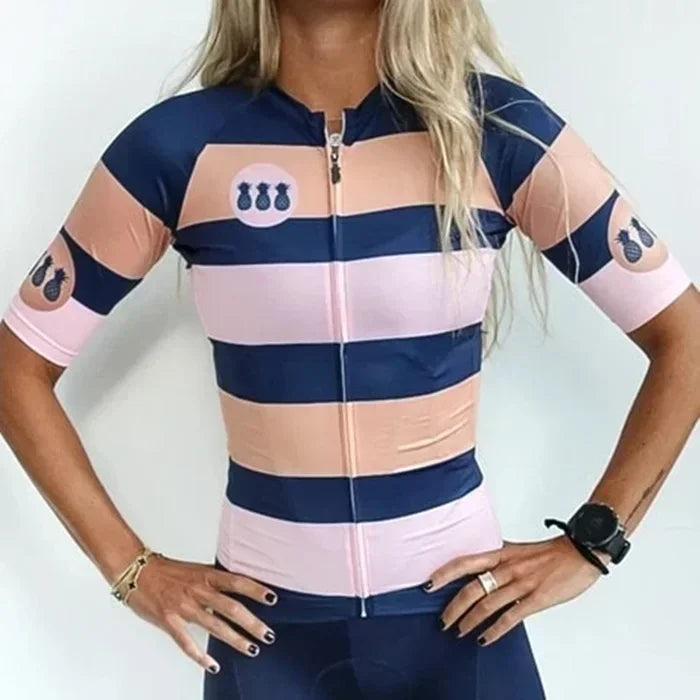 Tres Pinas Top Damen Trikot Radsportbekleidung Ciclismo Mtb Kleidung Maillot Radfahren Sommer Kurz Aero Kurzarm Shorts Outdoor Team Uniform