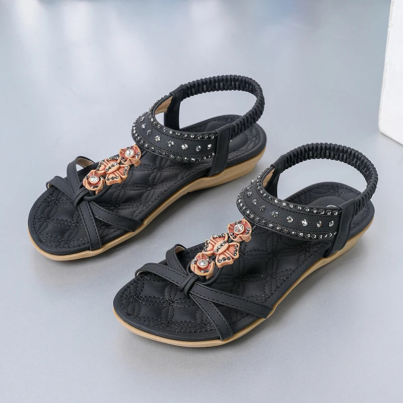Sandali da donna estivi Scarpe Sandali comodi Scarpe da festa da donna per donna Scarpe da donna con zeppa Calzature sandalo da donna morbide