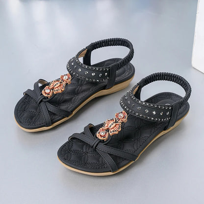 Sandali da donna estivi Scarpe Sandali comodi Scarpe da festa da donna per donna Scarpe da donna con zeppa Calzature sandalo da donna morbide