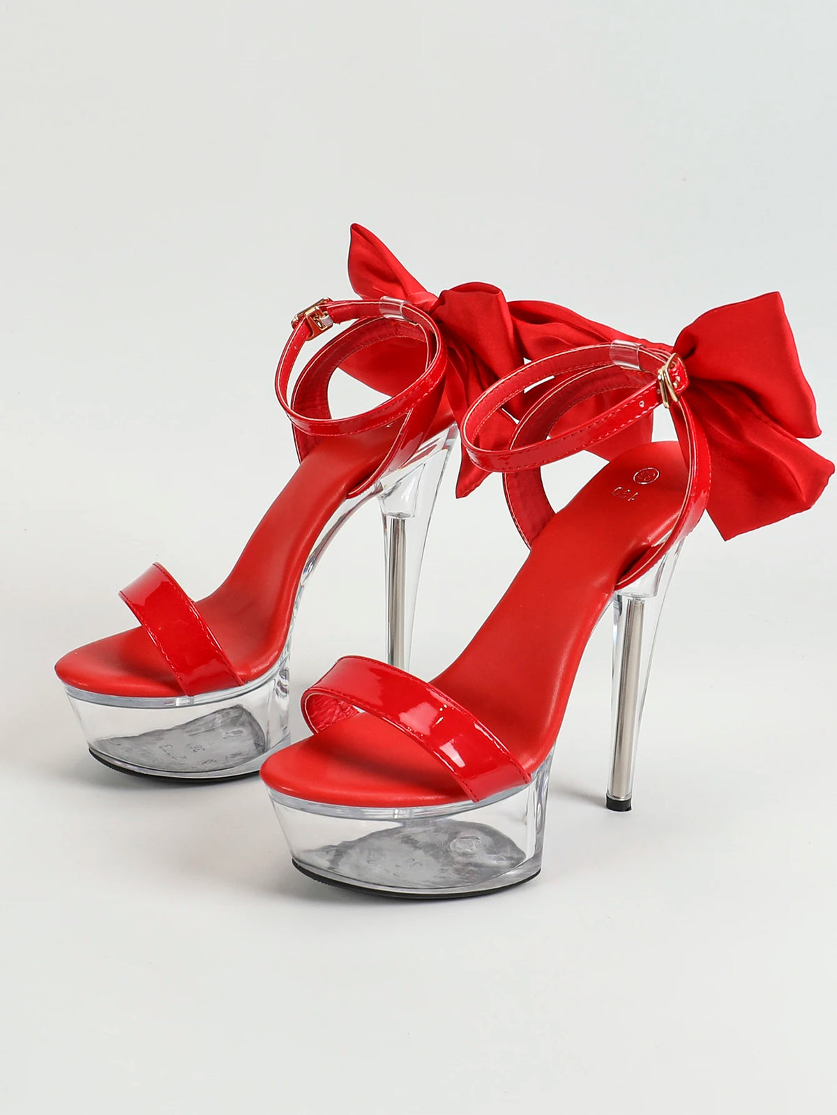 Summer Party Dress Shoes 15CM Stiletto Wedding Bride tacchi alti donna 2024 New Fashion Bow sandali con plateau di grandi dimensioni femalemuslimah